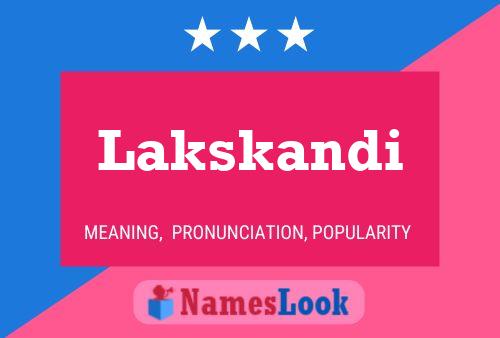 Lakskandi Naam Poster