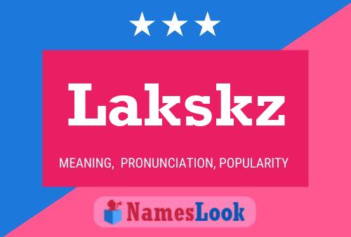 Lakskz Naam Poster