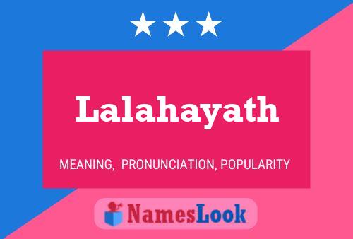 Lalahayath Naam Poster