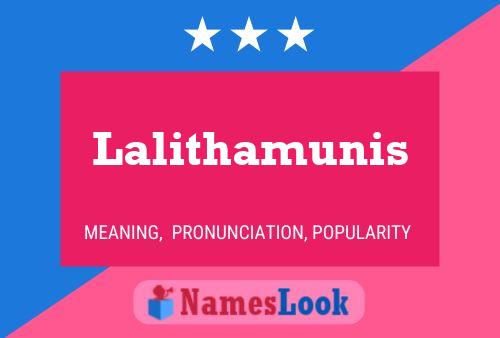 Lalithamunis Naam Poster