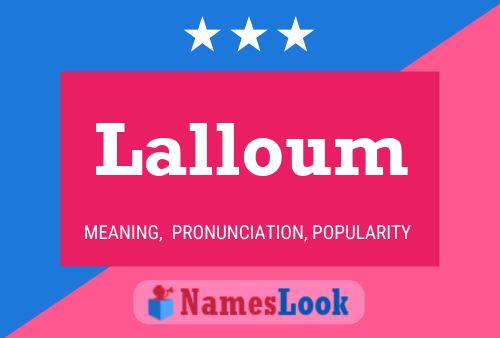 Lalloum Naam Poster