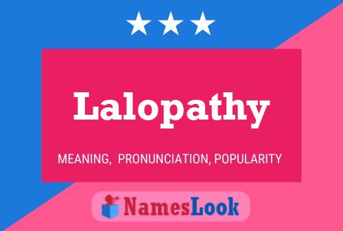 Lalopathy Naam Poster