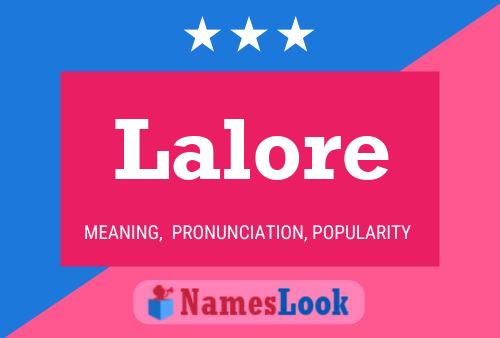 Lalore Naam Poster