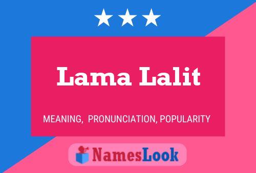 Lama Lalit Naam Poster