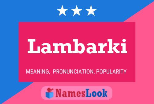 Lambarki Naam Poster