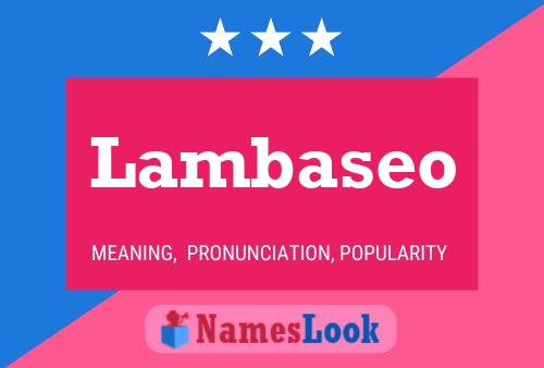 Lambaseo Naam Poster