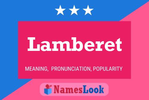 Lamberet Naam Poster