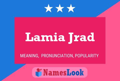 Lamia Jrad Naam Poster