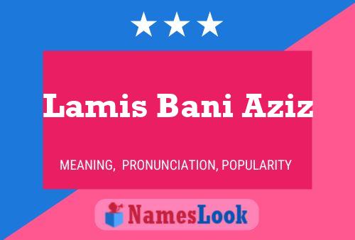 Lamis Bani Aziz Naam Poster