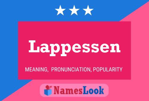 Lappessen Naam Poster