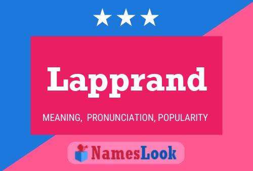 Lapprand Naam Poster