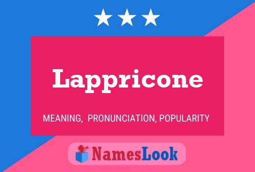 Lappricone Naam Poster