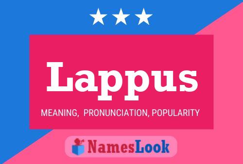 Lappus Naam Poster