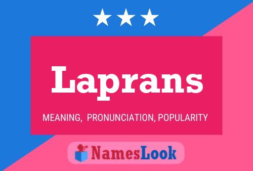 Laprans Naam Poster