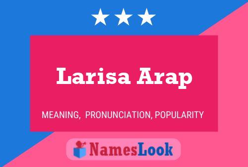 Larisa Arap Naam Poster