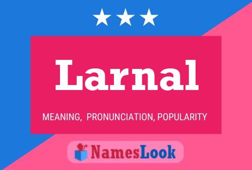 Larnal Naam Poster