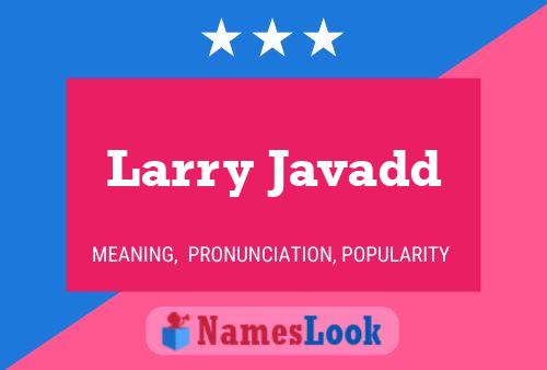 Larry Javadd Naam Poster