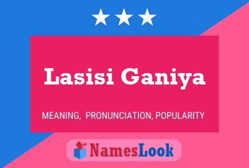 Lasisi Ganiya Naam Poster