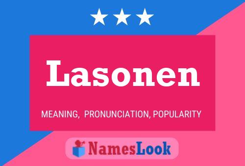 Lasonen Naam Poster