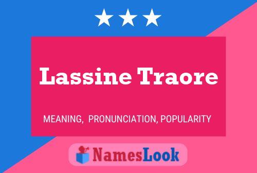 Lassine Traore Naam Poster