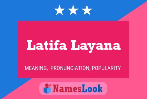 Latifa Layana Naam Poster