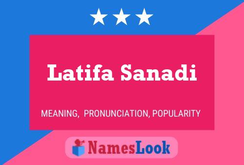 Latifa Sanadi Naam Poster