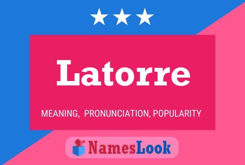 Latorre Naam Poster