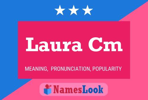 Laura Cm Naam Poster