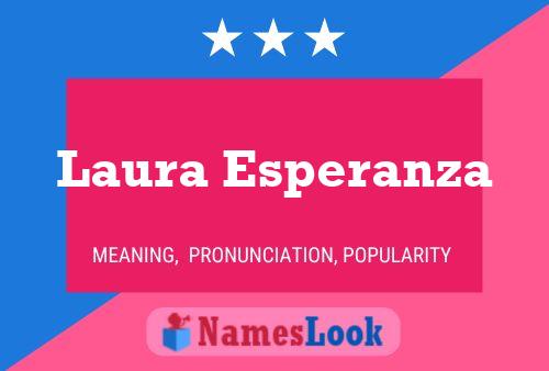 Laura Esperanza Naam Poster