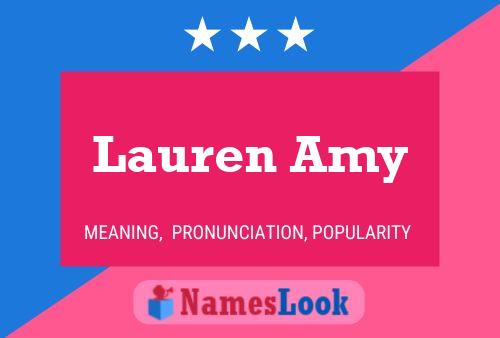 Lauren Amy Naam Poster