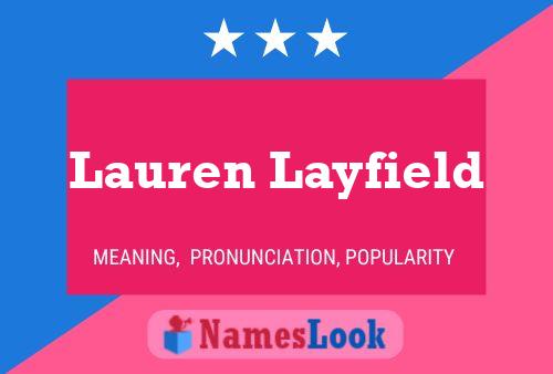 Lauren Layfield Naam Poster