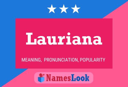 Lauriana Naam Poster