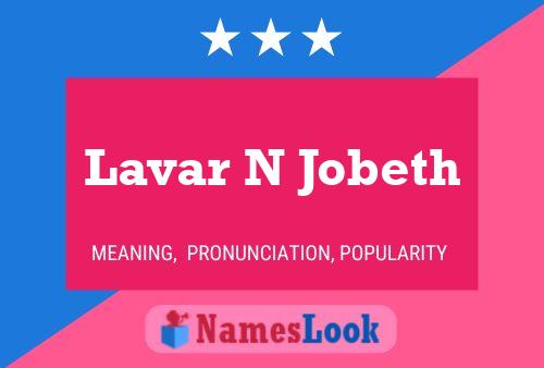 Lavar N Jobeth Naam Poster