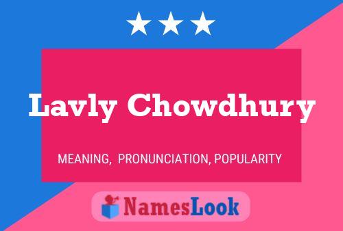 Lavly Chowdhury Naam Poster