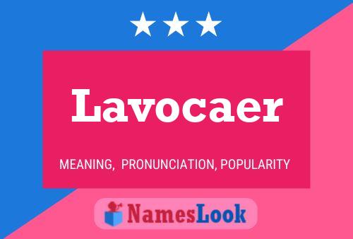 Lavocaer Naam Poster