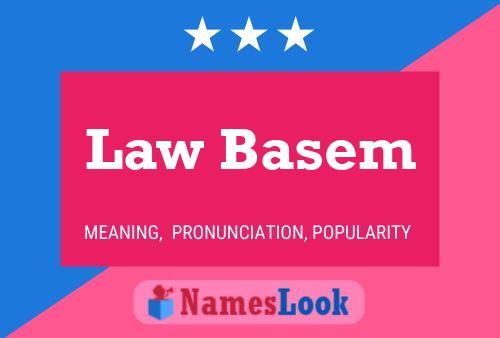 Law Basem Naam Poster