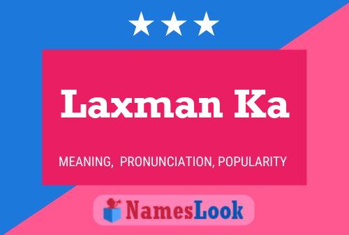 Laxman Ka Naam Poster