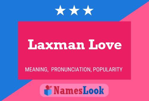 Laxman Love Naam Poster