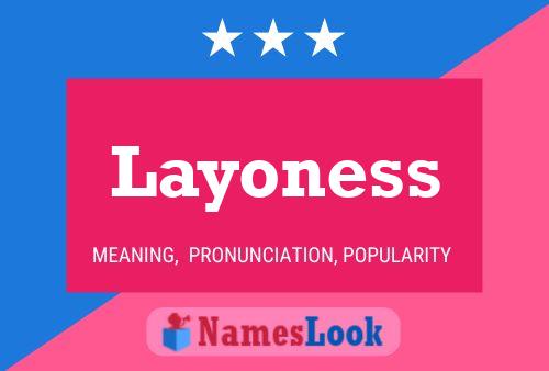 Layoness Naam Poster