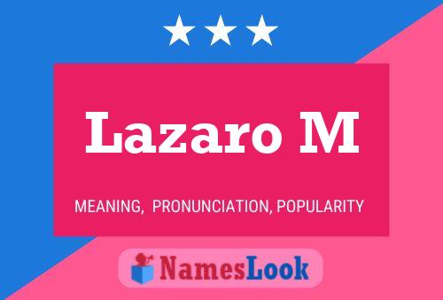 Lazaro M Naam Poster