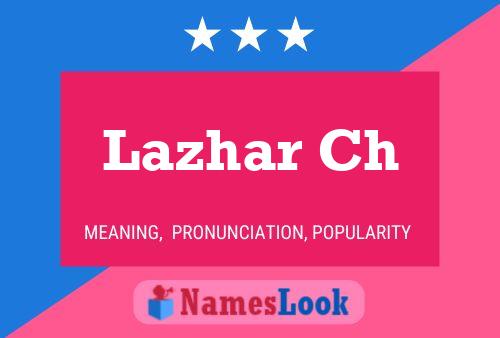 Lazhar Ch Naam Poster