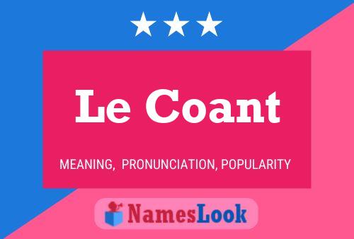 Le Coant Naam Poster