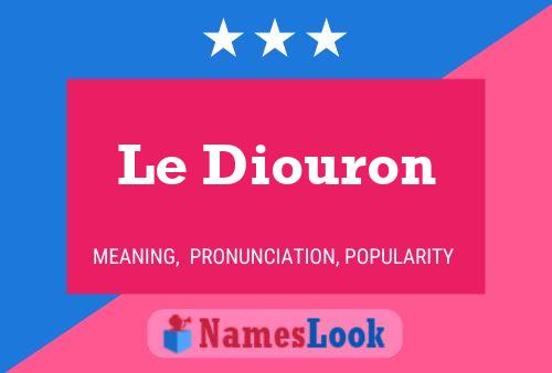 Le Diouron Naam Poster