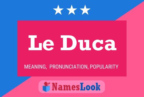 Le Duca Naam Poster