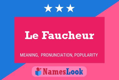 Le Faucheur Naam Poster