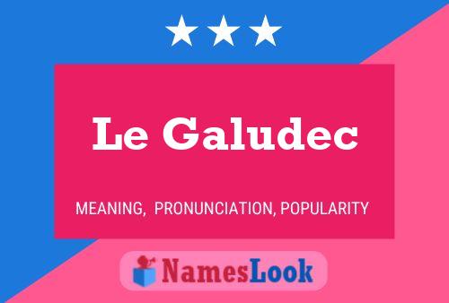 Le Galudec Naam Poster