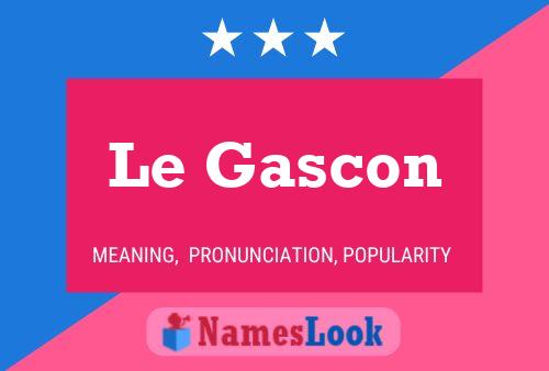 Le Gascon Naam Poster