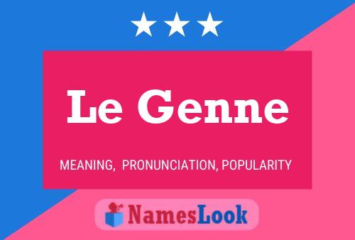 Le Genne Naam Poster