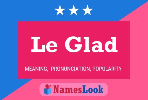 Le Glad Naam Poster