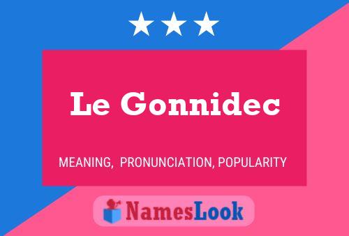 Le Gonnidec Naam Poster